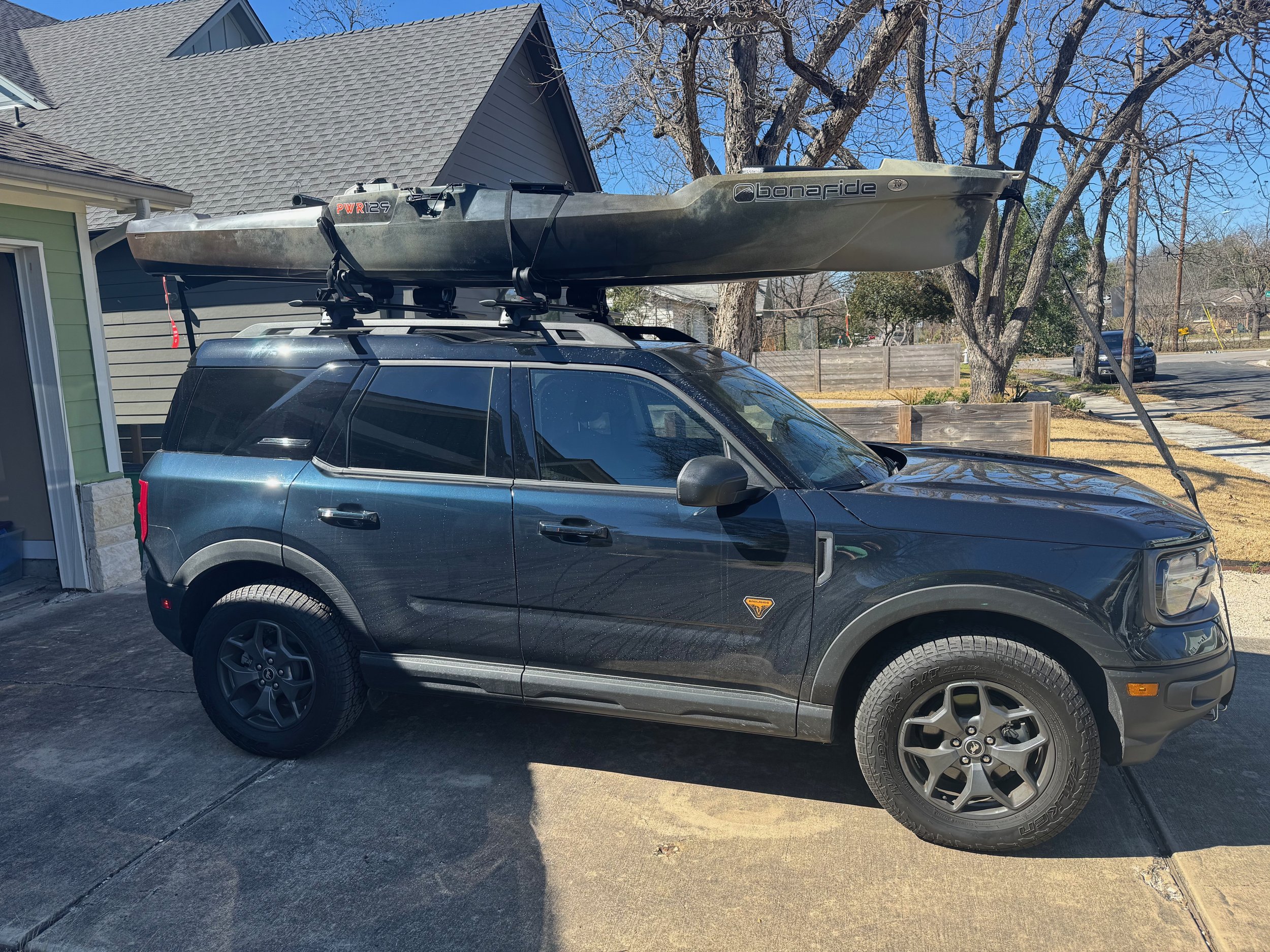  The PWR129 stripped down on top of the Bronco Sport. 