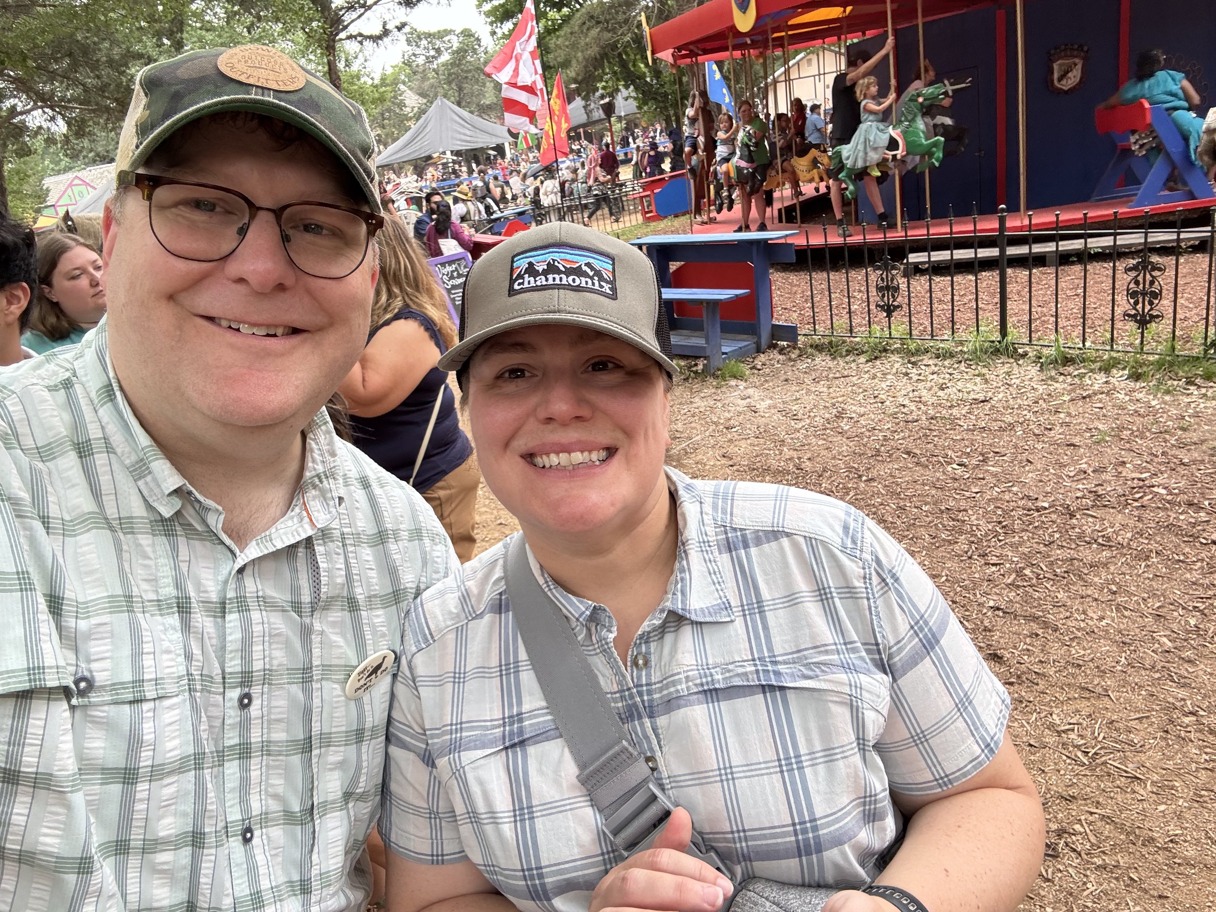  Carrie and I at Sherwood Forrest Faire 
